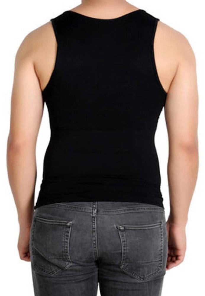 Maiou Modelator pentru Bărbați Slim, Material Respirabil Culoare Negru,Engros